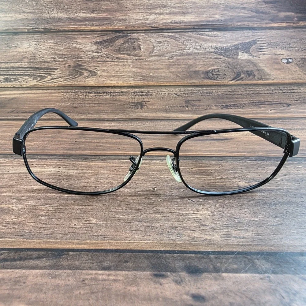 Ray-Ban Eyeglasses RB3273 Mens Size 57-17 Metal Rectangle Frame Made in Italy